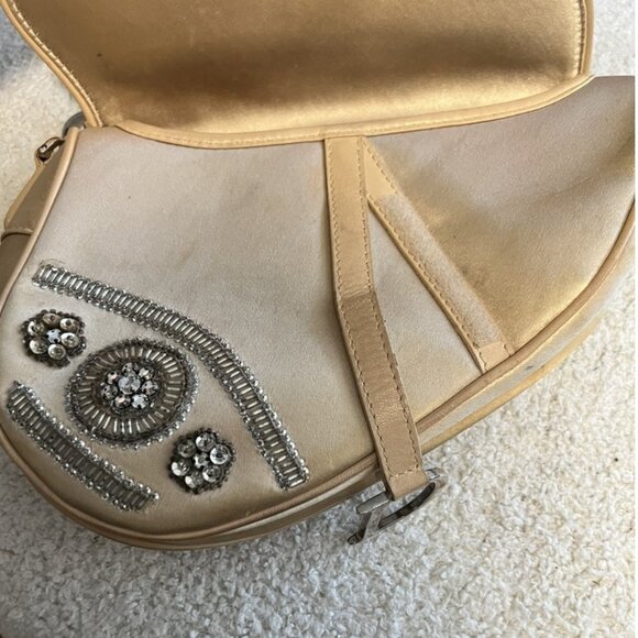 Dior Satin Mini Saddle - Picture 8 of 9